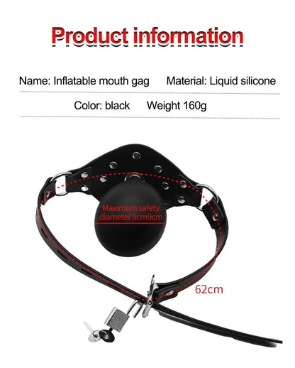 Mouth Gag Adjustable Ball Adult Games Flirting Fetish Roleplay BDSM Bondage Sex Toys For Women Couples No Vibrator For Women - My StoreMouth Gag Adjustable Ball Adult Games Flirting Fetish Roleplay BDSM Bondage Sex Toys For Women Couples No Vibrator For Womenthai - adultMy StoreblackMouth Gag Adjustable Ball Adult Games Flirting Fetish Roleplay BDSM Bondage Sex Toys For Women Couples No Vibrator For Women