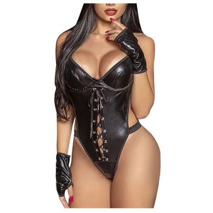 Multi styles PU Leather Bodysuits Women Zipper Open Crotch Bodystocking Body Suit Sexy Lingerie Costumes - My StoreMulti styles PU Leather Bodysuits Women Zipper Open Crotch Bodystocking Body Suit Sexy Lingerie Costumesthai - adultMy Store8152SMulti styles PU Leather Bodysuits Women Zipper Open Crotch Bodystocking Body Suit Sexy Lingerie Costumes