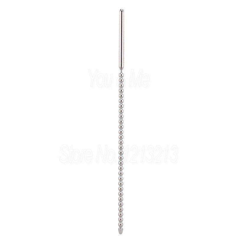 NEW Beaded Urethral Dilator Penis Plug Insert Sounding Rods Stainless Steel Stretching Catheters Male Chastity Sex Toys for Men - My StoreNEW Beaded Urethral Dilator Penis Plug Insert Sounding Rods Stainless Steel Stretching Catheters Male Chastity Sex Toys for Men33sextoysMy StoreSilver-6mmSilver6mmNEW Beaded Urethral Dilator Penis Plug Insert Sounding Rods Stainless Steel Stretching Catheters Male Chastity Sex Toys for Men