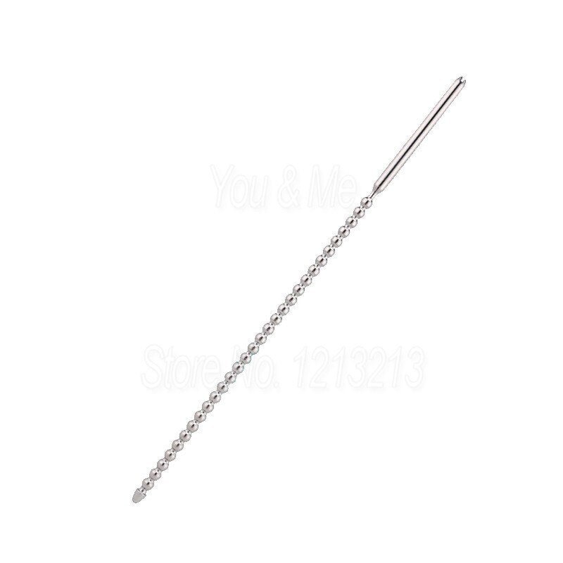 NEW Beaded Urethral Dilator Penis Plug Insert Sounding Rods Stainless Steel Stretching Catheters Male Chastity Sex Toys for Men - My StoreNEW Beaded Urethral Dilator Penis Plug Insert Sounding Rods Stainless Steel Stretching Catheters Male Chastity Sex Toys for Men33sextoysMy StoreSilver-6mmSilver6mmNEW Beaded Urethral Dilator Penis Plug Insert Sounding Rods Stainless Steel Stretching Catheters Male Chastity Sex Toys for Men