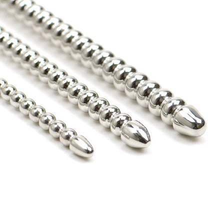NEW Beaded Urethral Dilator Penis Plug Insert Sounding Rods Stainless Steel Stretching Catheters Male Chastity Sex Toys for Men - My StoreNEW Beaded Urethral Dilator Penis Plug Insert Sounding Rods Stainless Steel Stretching Catheters Male Chastity Sex Toys for Men33sextoysMy StoreSilver-6mmSilver6mmNEW Beaded Urethral Dilator Penis Plug Insert Sounding Rods Stainless Steel Stretching Catheters Male Chastity Sex Toys for Men