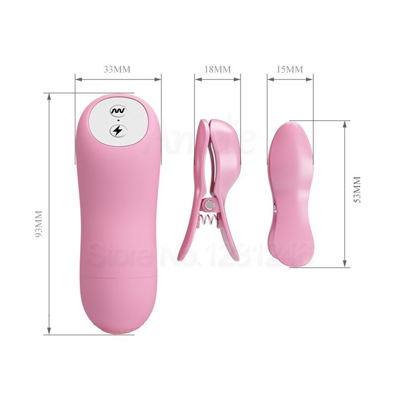 New Electric Shock Nipple Vibrator Vibrating Nipple Clamps Breast Massage Labia Clitoris Pussy Clip Vibrators Sex Toys for Women - My StoreNew Electric Shock Nipple Vibrator Vibrating Nipple Clamps Breast Massage Labia Clitoris Pussy Clip Vibrators Sex Toys for Women33sextoysMy StoreChinaTHNew Electric Shock Nipple Vibrator Vibrating Nipple Clamps Breast Massage Labia Clitoris Pussy Clip Vibrators Sex Toys for Women