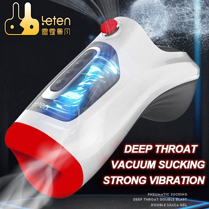 New Leten Automatic Pneumatic Vacuum Deep Throat Sucking Male Masturbator Cup Real Oral Blowjob Vibrator Sex Machine for Men Gay - My StoreNew Leten Automatic Pneumatic Vacuum Deep Throat Sucking Male Masturbator Cup Real Oral Blowjob Vibrator Sex Machine for Men Gay33sextoysMy StoreRetail boxRetail boxNew Leten Automatic Pneumatic Vacuum Deep Throat Sucking Male Masturbator Cup Real Oral Blowjob Vibrator Sex Machine for Men Gay