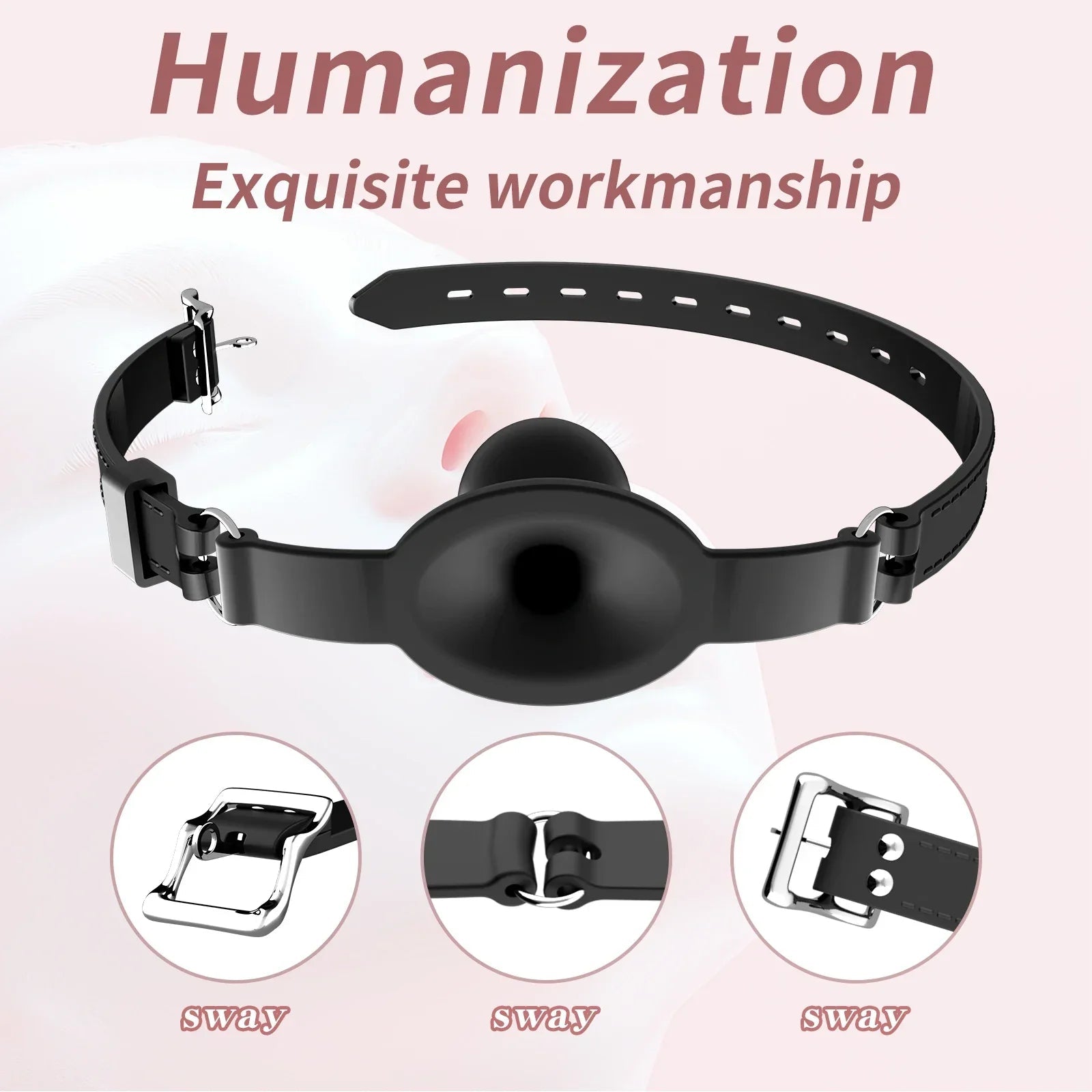New Silicone Mouth Gags BDSM Breathable Ball Gag Adjustable Belt Mouth Adult Games Erotic Sex Toys For Couple Role Play Sexyshop - My StoreNew Silicone Mouth Gags BDSM Breathable Ball Gag Adjustable Belt Mouth Adult Games Erotic Sex Toys For Couple Role Play Sexyshopthai - adultMy StoreBlackNew Silicone Mouth Gags BDSM Breathable Ball Gag Adjustable Belt Mouth Adult Games Erotic Sex Toys For Couple Role Play Sexyshop