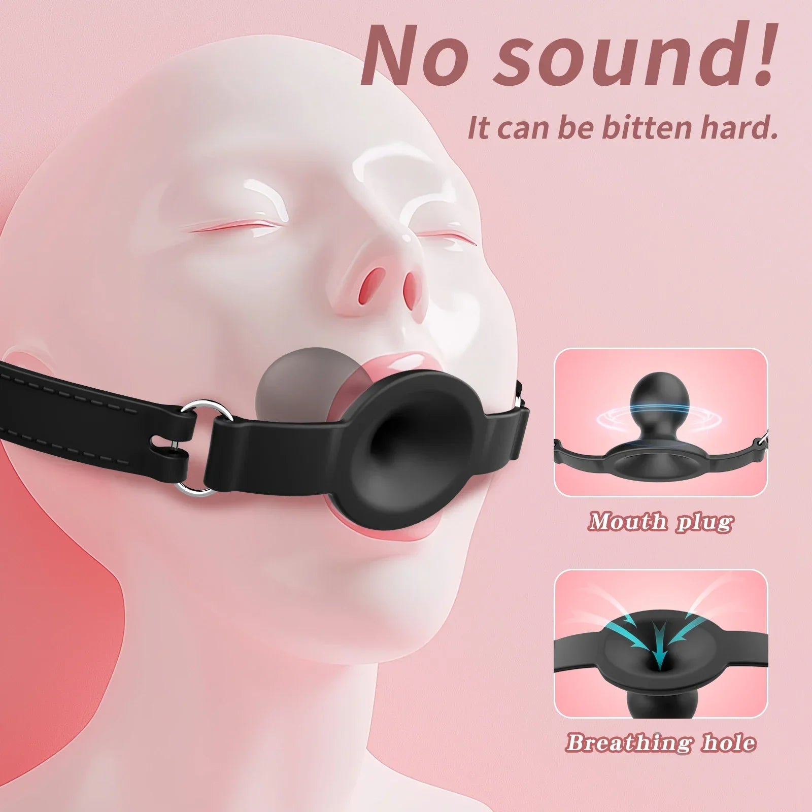 New Silicone Mouth Gags BDSM Breathable Ball Gag Adjustable Belt Mouth Adult Games Erotic Sex Toys For Couple Role Play Sexyshop - My StoreNew Silicone Mouth Gags BDSM Breathable Ball Gag Adjustable Belt Mouth Adult Games Erotic Sex Toys For Couple Role Play Sexyshopthai - adultMy StoreBlackNew Silicone Mouth Gags BDSM Breathable Ball Gag Adjustable Belt Mouth Adult Games Erotic Sex Toys For Couple Role Play Sexyshop
