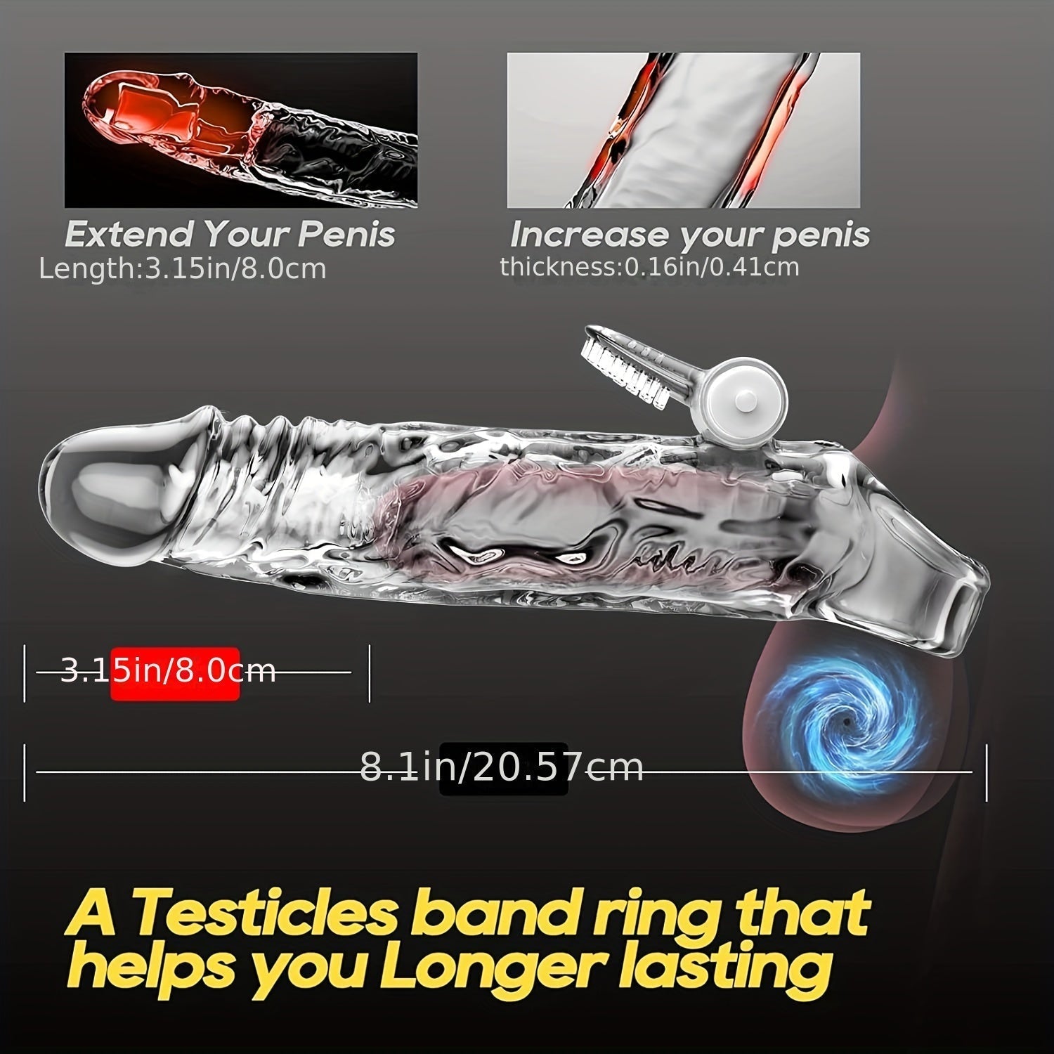 Penis Extender Sleeve Cock Sleeve with Vibrators glan clit stimulator. Penis Enlarger Vibrating Penis Sleeve Cock Ring with 10 Vibration Modes Remote Control - My StorePenis Extender Sleeve Cock Sleeve with Vibrators glan clit stimulator. Penis Enlarger Vibrating Penis Sleeve Cock Ring with 10 Vibration Modes Remote Controlthai - adultMy StoreTransparentPenis Extender Sleeve Cock Sleeve with Vibrators glan clit stimulator. Penis Enlarger Vibrating Penis Sleeve Cock Ring with 10 Vibration Modes R