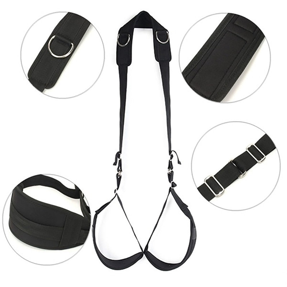 Portable Thigh Restraint Sling for Fetish Bondage Unisex Sex Swing Toy Sex Toys for Fetish Men - My StorePortable Thigh Restraint Sling for Fetish Bondage Unisex Sex Swing Toy Sex Toys for Fetish Men33sextoysMy StoreBlackBlackPortable Thigh Restraint Sling for Fetish Bondage Unisex Sex Swing Toy Sex Toys for Fetish Men