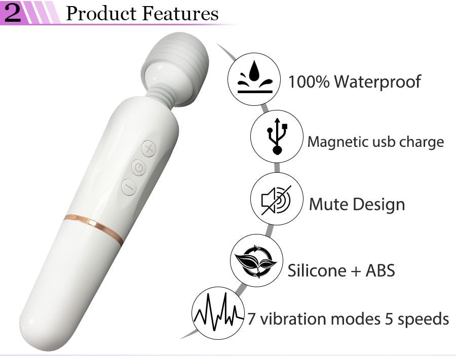 Powerful AV Magic Wand Body Massager USB Charge G Spot Vibrators for Women.Adult Vibrator Sex Toys for Woman.Female Sex Products - My StorePowerful AV Magic Wand Body Massager USB Charge G Spot Vibrators for Women.Adult Vibrator Sex Toys for Woman.Female Sex Products33sextoysMy StoreFranceTHPowerful AV Magic Wand Body Massager USB Charge G Spot Vibrators for Women.Adult Vibrator Sex Toys for Woman.Female Sex Products