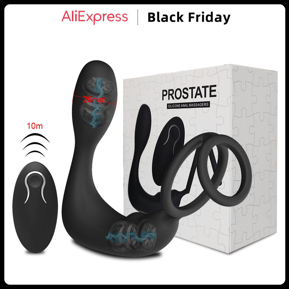 ชาย Prostate Massager 9ความเร็วมอเตอร์ Vibrators เพศของเล่นสำหรับผู้ชาย Masturbator Anal Butt Plug สินค้าผลิตภัณฑ์สำหรับผู้ใหญ่คู่18 - My Storeชาย Prostate Massager 9ความเร็วมอเตอร์ Vibrators เพศของเล่นสำหรับผู้ชาย Masturbator Anal Butt Plug สินค้าผลิตภัณฑ์สำหรับผู้ใหญ่คู่18thai - adultMy StoreQL006 - APP - BOXชาย Prostate Massager 9ความเร็วมอเตอร์ Vibrators เพศของเล่นสำหรับผู้ชาย Masturbator Anal Butt Plug สินค้าผลิตภัณฑ์สำหรับผู้ใหญ่คู่18