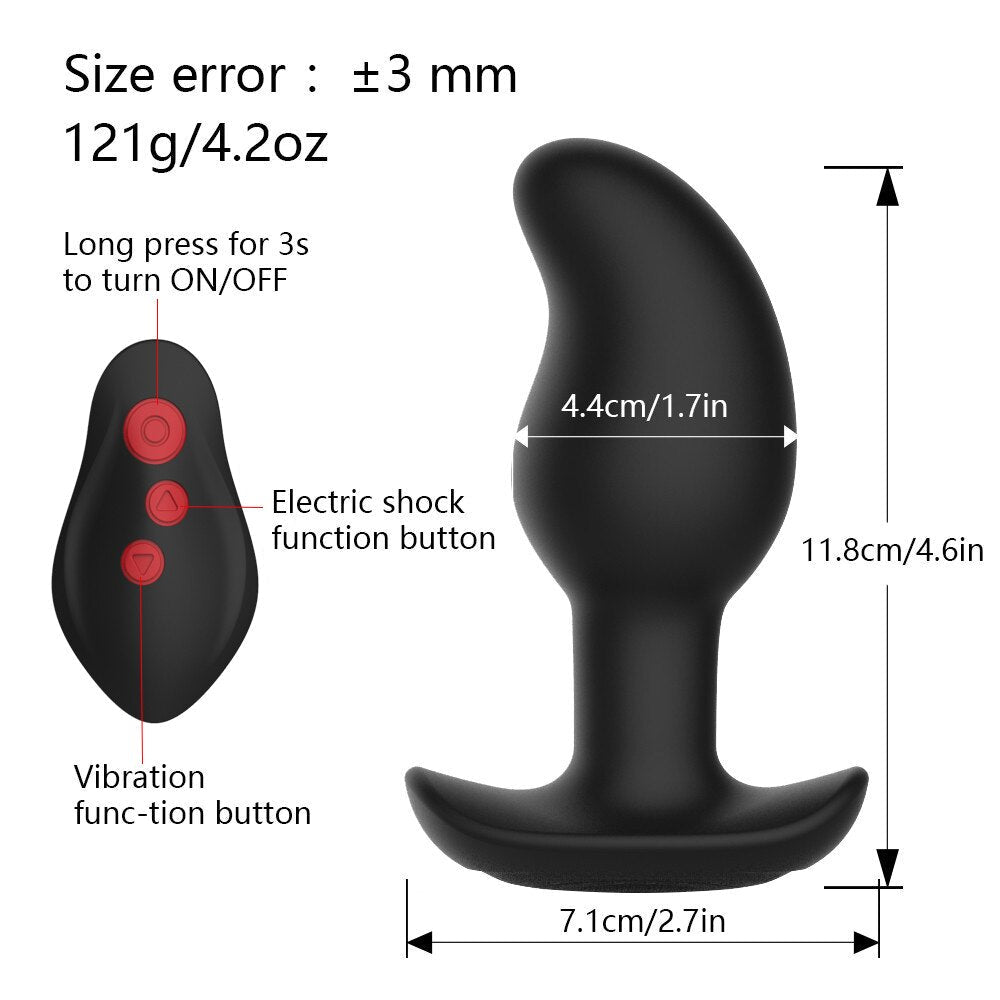 ไฟฟ้าช็อตชาย Prostate Massager ไร้สาย Anal Vibrator Dildo Vibrator Big Butt Plug Anal เกย์เซ็กซ์ทอยสำหรับผู้ชายผู้หญิง - My Storeไฟฟ้าช็อตชาย Prostate Massager ไร้สาย Anal Vibrator Dildo Vibrator Big Butt Plug Anal เกย์เซ็กซ์ทอยสำหรับผู้ชายผู้หญิงthai - adultMy StoreElectric Shock Aไฟฟ้าช็อตชาย Prostate Massager ไร้สาย Anal Vibrator Dildo Vibrator Big Butt Plug Anal เกย์เซ็กซ์ทอยสำหรับผู้ชายผู้หญิง