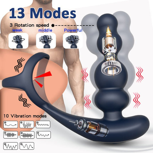 ชาย Prostate Massager Vibrator 360 ° หมุน Anal ปลั๊กอวัยวะเพศชายแหวน Butt Plug Vibrator ไร้สายควบคุมเซ็กซ์ทอยสำหรับชาย Masturbator - My Storeชาย Prostate Massager Vibrator 360 ° หมุน Anal ปลั๊กอวัยวะเพศชายแหวน Butt Plug Vibrator ไร้สายควบคุมเซ็กซ์ทอยสำหรับชาย Masturbatorthai - adultMy StoreWHITEชาย Prostate Massager Vibrator 360 ° หมุน Anal ปลั๊กอวัยวะเพศชายแหวน Butt Plug Vibrator ไร้สายควบคุมเซ็กซ์ทอยสำหรับชาย Masturbator