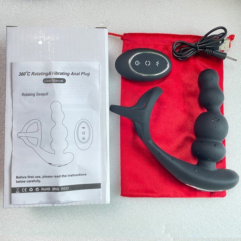 ชาย Prostate Massager Vibrator 360 ° หมุน Anal ปลั๊กอวัยวะเพศชายแหวน Butt Plug Vibrator ไร้สายควบคุมเซ็กซ์ทอยสำหรับชาย Masturbator - My Storeชาย Prostate Massager Vibrator 360 ° หมุน Anal ปลั๊กอวัยวะเพศชายแหวน Butt Plug Vibrator ไร้สายควบคุมเซ็กซ์ทอยสำหรับชาย Masturbatorthai - adultMy StoreWHITEชาย Prostate Massager Vibrator 360 ° หมุน Anal ปลั๊กอวัยวะเพศชายแหวน Butt Plug Vibrator ไร้สายควบคุมเซ็กซ์ทอยสำหรับชาย Masturbator