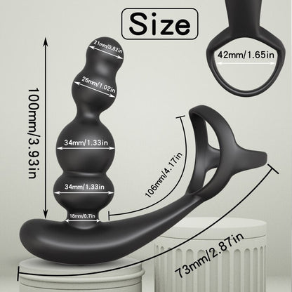 ชาย Prostate Massager Vibrator 360 ° หมุน Anal ปลั๊กอวัยวะเพศชายแหวน Butt Plug Vibrator ไร้สายควบคุมเซ็กซ์ทอยสำหรับชาย Masturbator - My Storeชาย Prostate Massager Vibrator 360 ° หมุน Anal ปลั๊กอวัยวะเพศชายแหวน Butt Plug Vibrator ไร้สายควบคุมเซ็กซ์ทอยสำหรับชาย Masturbatorthai - adultMy StoreWHITEชาย Prostate Massager Vibrator 360 ° หมุน Anal ปลั๊กอวัยวะเพศชายแหวน Butt Plug Vibrator ไร้สายควบคุมเซ็กซ์ทอยสำหรับชาย Masturbator
