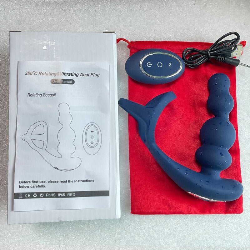 ชาย Prostate Massager Vibrator 360 ° หมุน Anal ปลั๊กอวัยวะเพศชายแหวน Butt Plug Vibrator ไร้สายควบคุมเซ็กซ์ทอยสำหรับชาย Masturbator - My Storeชาย Prostate Massager Vibrator 360 ° หมุน Anal ปลั๊กอวัยวะเพศชายแหวน Butt Plug Vibrator ไร้สายควบคุมเซ็กซ์ทอยสำหรับชาย Masturbatorthai - adultMy StoreWHITEชาย Prostate Massager Vibrator 360 ° หมุน Anal ปลั๊กอวัยวะเพศชายแหวน Butt Plug Vibrator ไร้สายควบคุมเซ็กซ์ทอยสำหรับชาย Masturbator