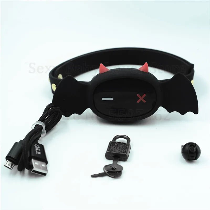 QIUI Little Devil APP Control Electric Shock Collar Restraint Slave BDSM Collar Fetish Adult Games Sex Toys For Couples Gay 18+ - My StoreQIUI Little Devil APP Control Electric Shock Collar Restraint Slave BDSM Collar Fetish Adult Games Sex Toys For Couples Gay 18+thai - adultMy StoreQIUI Little Devil APP Control Electric Shock Collar Restraint Slave BDSM Collar Fetish Adult Games Sex Toys For Couples Gay 18+