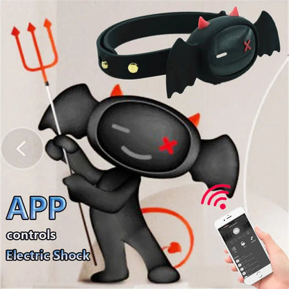 QIUI Little Devil APP Control Electric Shock Collar Restraint Slave BDSM Collar Fetish Adult Games Sex Toys For Couples Gay 18+ - My StoreQIUI Little Devil APP Control Electric Shock Collar Restraint Slave BDSM Collar Fetish Adult Games Sex Toys For Couples Gay 18+thai - adultMy StoreQIUI Little Devil APP Control Electric Shock Collar Restraint Slave BDSM Collar Fetish Adult Games Sex Toys For Couples Gay 18+