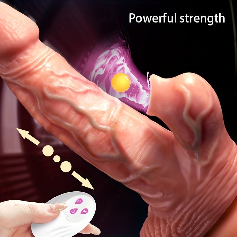 Realistic Male Dildo Vibration Toy with Heating and Remote Control - Suitable for Female Pleasure - My StoreRealistic Male Dildo Vibration Toy with Heating and Remote Control - Suitable for Female Pleasurethai - adultMy StoreFleshRealistic Male Dildo Vibration Toy with Heating and Remote Control - Suitable for Female Pleasure