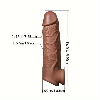 Realistic Male Extended Penis Sleeve Liquid Silicone Reusable Sex Toys Adult Male Couples Sharing Sex Toys For Pleasure - My StoreRealistic Male Extended Penis Sleeve Liquid Silicone Reusable Sex Toys Adult Male Couples Sharing Sex Toys For Pleasurethai - adultMy StoreGeneralRealistic Male Extended Penis Sleeve Liquid Silicone Reusable Sex Toys Adult Male Couples Sharing Sex Toys For Pleasure