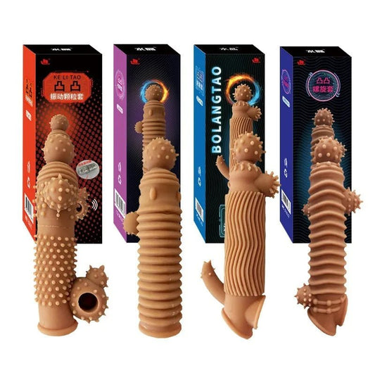 Realistic Penis Sleeve Extender Reusable Dildos Condom Delay Ejaculation Dick Enlargement Sex Toys for Men - My StoreRealistic Penis Sleeve Extender Reusable Dildos Condom Delay Ejaculation Dick Enlargement Sex Toys for Menthai - adultMy StoreStyle 1Realistic Penis Sleeve Extender Reusable Dildos Condom Delay Ejaculation Dick Enlargement Sex Toys for Men