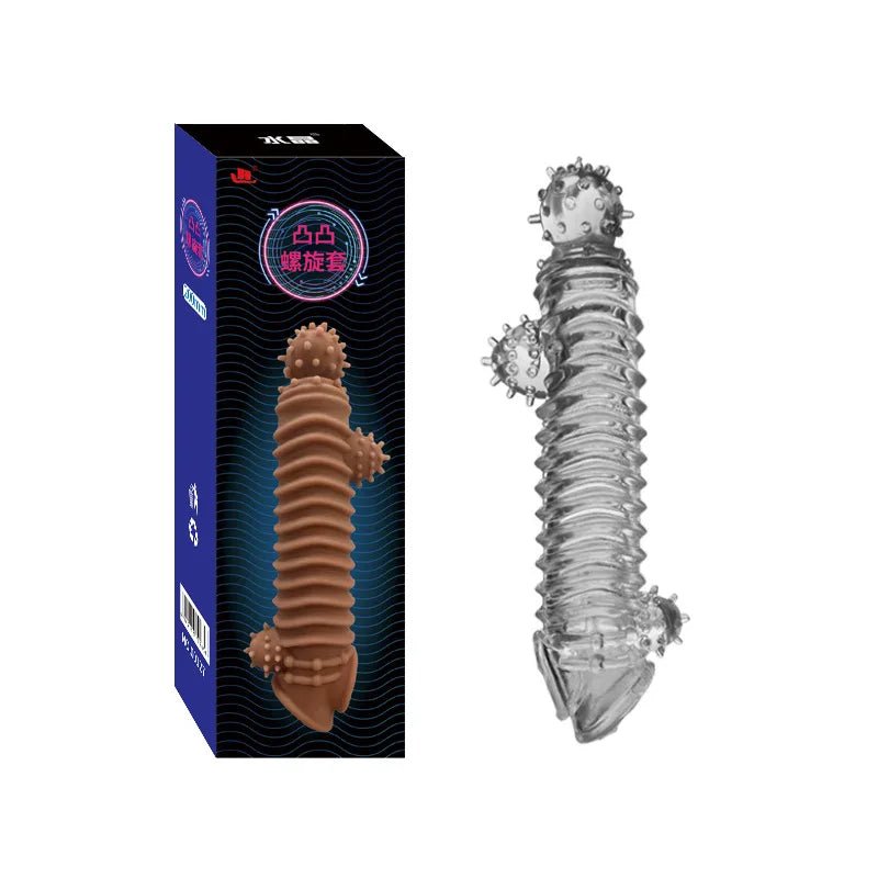 Realistic Penis Sleeve Extender Reusable Dildos Condom Delay Ejaculation Dick Enlargement Sex Toys for Men - My StoreRealistic Penis Sleeve Extender Reusable Dildos Condom Delay Ejaculation Dick Enlargement Sex Toys for Menthai - adultMy StoreStyle 5Realistic Penis Sleeve Extender Reusable Dildos Condom Delay Ejaculation Dick Enlargement Sex Toys for Men