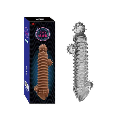 Realistic Penis Sleeve Extender Reusable Dildos Condom Delay Ejaculation Dick Enlargement Sex Toys for Men - My StoreRealistic Penis Sleeve Extender Reusable Dildos Condom Delay Ejaculation Dick Enlargement Sex Toys for Menthai - adultMy StoreStyle 5Realistic Penis Sleeve Extender Reusable Dildos Condom Delay Ejaculation Dick Enlargement Sex Toys for Men