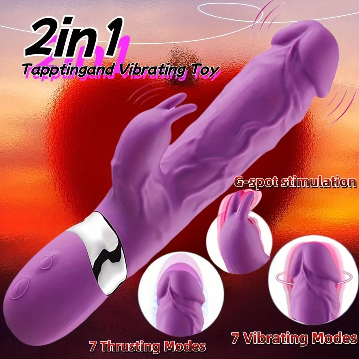 Realistic Rabbit Silicone Vibrator with 10 Powerful Vibration Modes - G - spot Stimulation. Clitoral Massager. Rechargeable - Adult Toy for Couples - My StoreRealistic Rabbit Silicone Vibrator with 10 Powerful Vibration Modes - G - spot Stimulation. Clitoral Massager. Rechargeable - Adult Toy for Couplesthai - adultMy StorePurpleRealistic Rabbit Silicone Vibrator with 10 Powerful Vibration Modes - G - spot Stimulation. Clitoral Massager. Rechargeable - Adult Toy for Couples