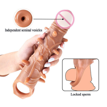 ขนาดใหญ่เครื่องขยายอวัยวะเพศชายเสื้อ Reusable ถุงยางอนามัย Delayed Ejaculation Cock แหวน Dick Enlargemen เซ็กซ์ทอยสำหรับชาย Intimate ดี - My Storeขนาดใหญ่เครื่องขยายอวัยวะเพศชายเสื้อ Reusable ถุงยางอนามัย Delayed Ejaculation Cock แหวน Dick Enlargemen เซ็กซ์ทอยสำหรับชาย Intimate ดีthai - adultMy StoreType A No VibratingTHขนาดใหญ่เครื่องขยายอวัยวะเพศชายเสื้อ Reusable ถุงยางอนามัย Delayed Ejaculation Cock แหวน Dick Enlargemen เซ็กซ์ทอยสำหรับชาย Intimate ดี