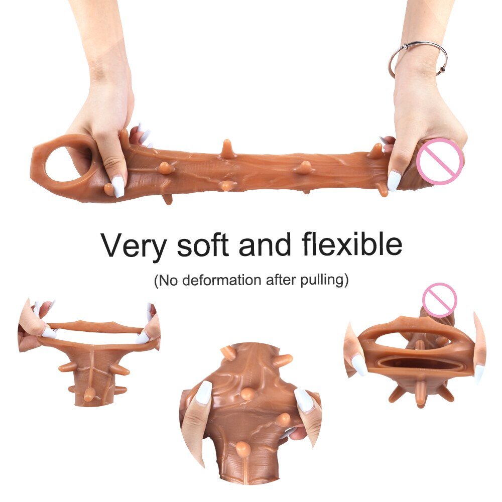 ขนาดใหญ่เครื่องขยายอวัยวะเพศชายเสื้อ Reusable ถุงยางอนามัย Delayed Ejaculation Cock แหวน Dick Enlargemen เซ็กซ์ทอยสำหรับชาย Intimate ดี - My Storeขนาดใหญ่เครื่องขยายอวัยวะเพศชายเสื้อ Reusable ถุงยางอนามัย Delayed Ejaculation Cock แหวน Dick Enlargemen เซ็กซ์ทอยสำหรับชาย Intimate ดีthai - adultMy StoreType A No VibratingTHขนาดใหญ่เครื่องขยายอวัยวะเพศชายเสื้อ Reusable ถุงยางอนามัย Delayed Ejaculation Cock แหวน Dick Enlargemen เซ็กซ์ทอยสำหรับชาย Intimate ดี
