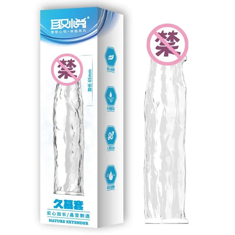 Reusable Penis Extend Sleeve Realistic Dildo Sex Accessories Ring Adult Sex Toy for Men Dildo Condom Cock Erotic Product Shop 18 - My StoreReusable Penis Extend Sleeve Realistic Dildo Sex Accessories Ring Adult Sex Toy for Men Dildo Condom Cock Erotic Product Shop 18thai - adultMy StoreExtended 5.5cmReusable Penis Extend Sleeve Realistic Dildo Sex Accessories Ring Adult Sex Toy for Men Dildo Condom Cock Erotic Product Shop 18