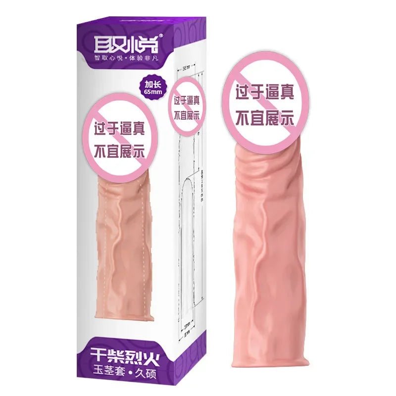 Reusable Penis Extend Sleeve Realistic Dildo Sex Accessories Ring Adult Sex Toy for Men Dildo Condom Cock Erotic Product Shop 18 - My StoreReusable Penis Extend Sleeve Realistic Dildo Sex Accessories Ring Adult Sex Toy for Men Dildo Condom Cock Erotic Product Shop 18thai - adultMy StoreExtended 5.5cmReusable Penis Extend Sleeve Realistic Dildo Sex Accessories Ring Adult Sex Toy for Men Dildo Condom Cock Erotic Product Shop 18