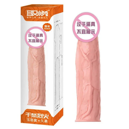 Reusable Penis Extend Sleeve Realistic Dildo Sex Accessories Ring Adult Sex Toy for Men Dildo Condom Cock Erotic Product Shop 18 - My StoreReusable Penis Extend Sleeve Realistic Dildo Sex Accessories Ring Adult Sex Toy for Men Dildo Condom Cock Erotic Product Shop 18thai - adultMy StoreExtended 6.5cmReusable Penis Extend Sleeve Realistic Dildo Sex Accessories Ring Adult Sex Toy for Men Dildo Condom Cock Erotic Product Shop 18