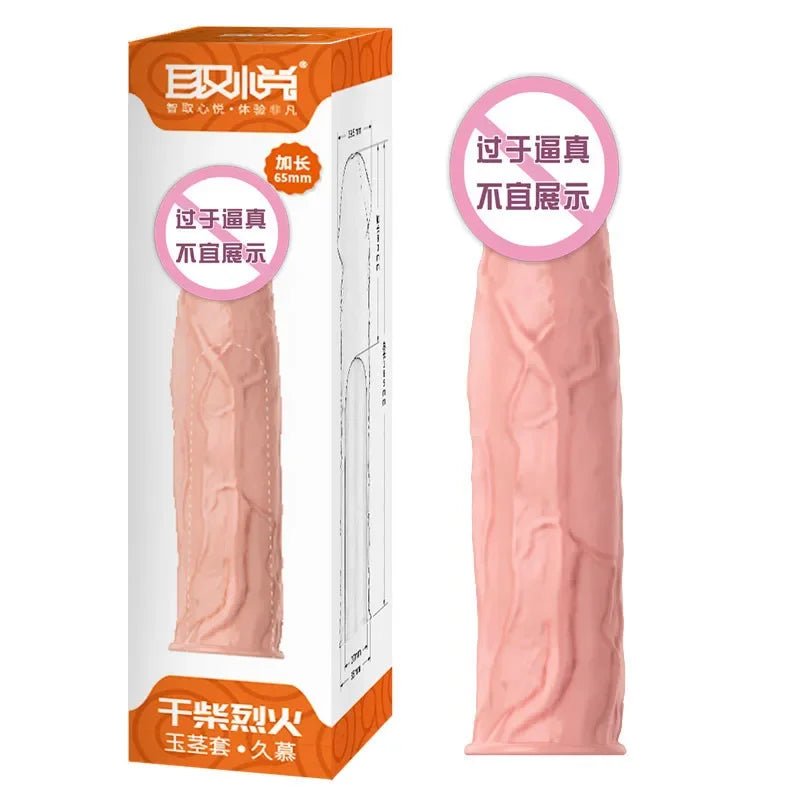 Reusable Penis Extend Sleeve Realistic Dildo Sex Accessories Ring Adult Sex Toy for Men Dildo Condom Cock Erotic Product Shop 18 - My StoreReusable Penis Extend Sleeve Realistic Dildo Sex Accessories Ring Adult Sex Toy for Men Dildo Condom Cock Erotic Product Shop 18thai - adultMy StoreExtended 5.5cmReusable Penis Extend Sleeve Realistic Dildo Sex Accessories Ring Adult Sex Toy for Men Dildo Condom Cock Erotic Product Shop 18