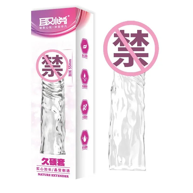 Reusable Penis Extend Sleeve Realistic Dildo Sex Accessories Ring Adult Sex Toy for Men Dildo Condom Cock Erotic Product Shop 18 - My StoreReusable Penis Extend Sleeve Realistic Dildo Sex Accessories Ring Adult Sex Toy for Men Dildo Condom Cock Erotic Product Shop 18thai - adultMy StoreExtended 5.5cmReusable Penis Extend Sleeve Realistic Dildo Sex Accessories Ring Adult Sex Toy for Men Dildo Condom Cock Erotic Product Shop 18
