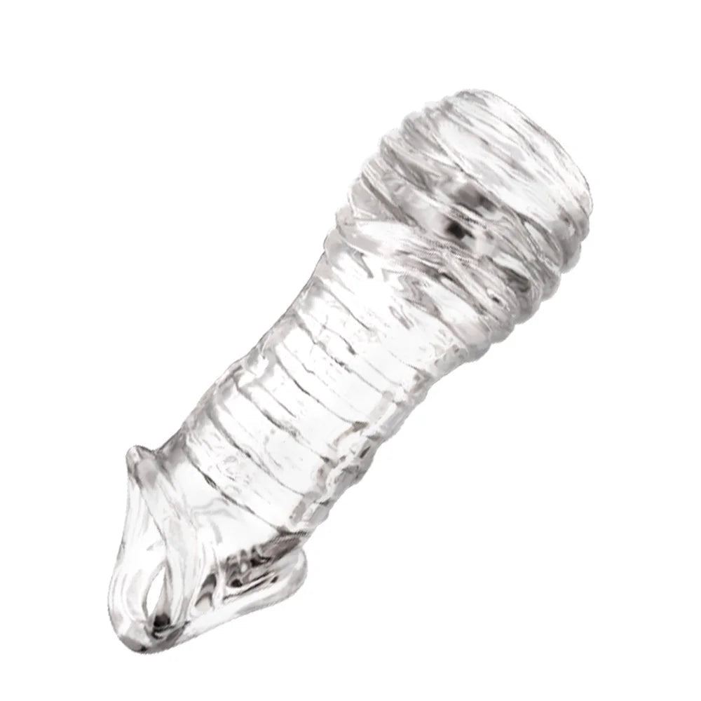 Reusable Penis Extender Cock Rings Delay Ejaculation Penis Condoms Dick Sleeve Silicone Glans Cover Enlargement Sex Toys For Men - My StoreReusable Penis Extender Cock Rings Delay Ejaculation Penis Condoms Dick Sleeve Silicone Glans Cover Enlargement Sex Toys For Menthai - adultMy Store1 Penis ringReusable Penis Extender Cock Rings Delay Ejaculation Penis Condoms Dick Sleeve Silicone Glans Cover Enlargement Sex Toys For Men