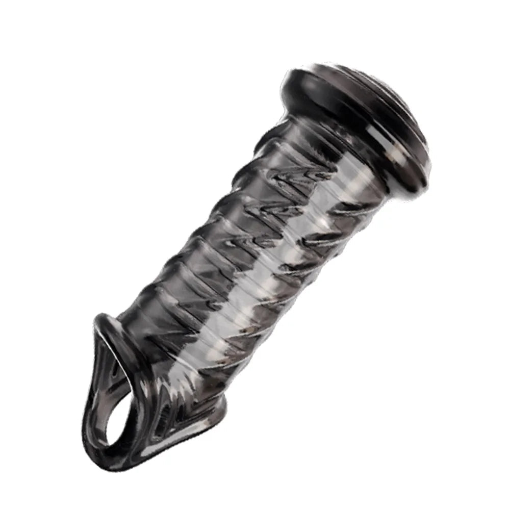 Reusable Penis Extender Cock Rings Delay Ejaculation Penis Condoms Dick Sleeve Silicone Glans Cover Enlargement Sex Toys For Men - My StoreReusable Penis Extender Cock Rings Delay Ejaculation Penis Condoms Dick Sleeve Silicone Glans Cover Enlargement Sex Toys For Menthai - adultMy Store7 Penis ringReusable Penis Extender Cock Rings Delay Ejaculation Penis Condoms Dick Sleeve Silicone Glans Cover Enlargement Sex Toys For Men