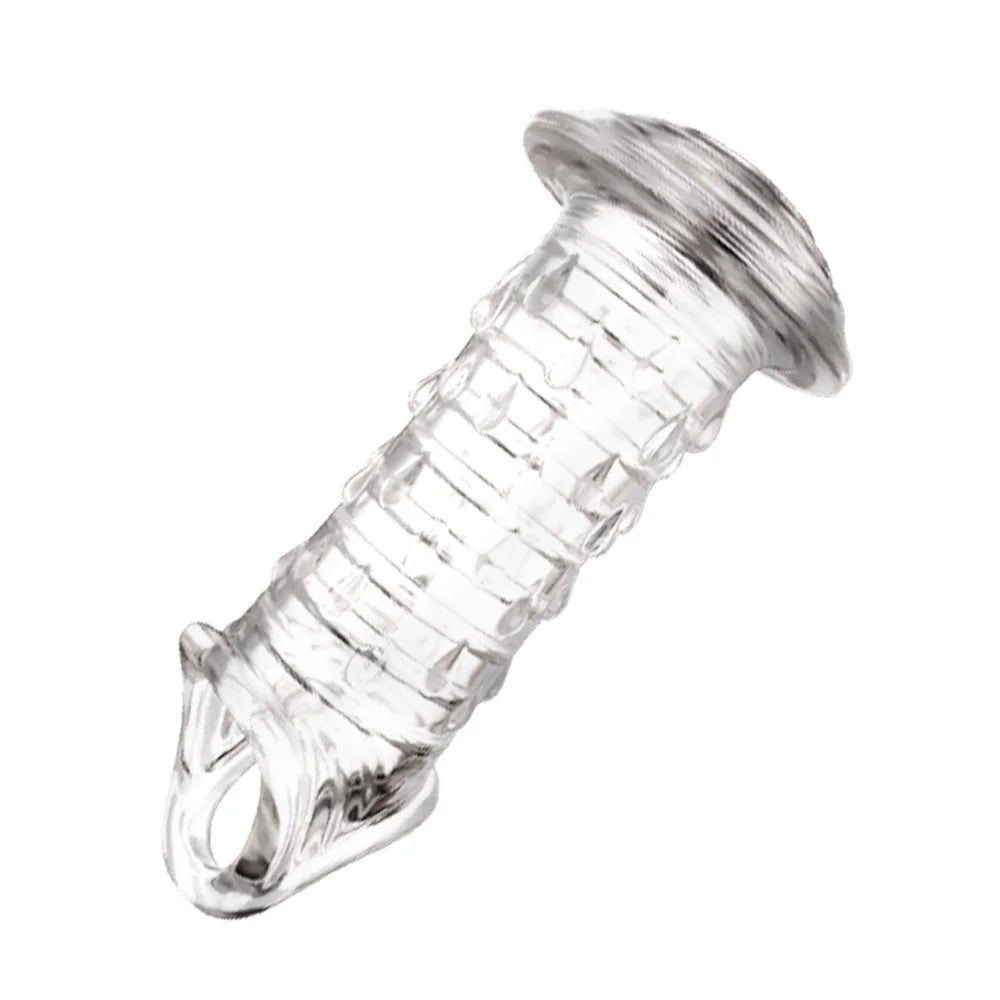 Reusable Penis Extender Cock Rings Delay Ejaculation Penis Condoms Dick Sleeve Silicone Glans Cover Enlargement Sex Toys For Men - My StoreReusable Penis Extender Cock Rings Delay Ejaculation Penis Condoms Dick Sleeve Silicone Glans Cover Enlargement Sex Toys For Menthai - adultMy Store5 Penis ringReusable Penis Extender Cock Rings Delay Ejaculation Penis Condoms Dick Sleeve Silicone Glans Cover Enlargement Sex Toys For Men
