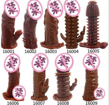 Reusable Penis Sleeve Penis Condom Cock Dick Sex Toys For Men Enlargement Time Delay - My StoreReusable Penis Sleeve Penis Condom Cock Dick Sex Toys For Men Enlargement Time Delaythai - adultMy StoreSky blueReusable Penis Sleeve Penis Condom Cock Dick Sex Toys For Men Enlargement Time Delay