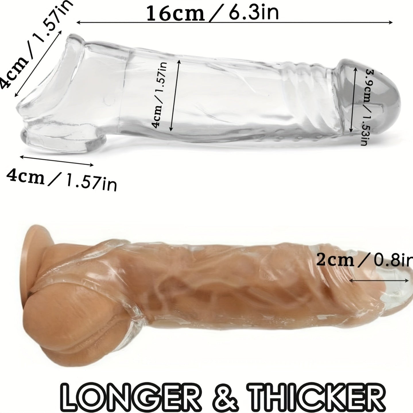 Reusable Wolf Teeth Cocksuit - Soft Simulation Penis Sheath with Rooster Ring for Male and Couple Play - My StoreReusable Wolf Teeth Cocksuit - Soft Simulation Penis Sheath with Rooster Ring for Male and Couple Playthai - adultMy StoreBlack transparentReusable Wolf Teeth Cocksuit - Soft Simulation Penis Sheath with Rooster Ring for Male and Couple Play
