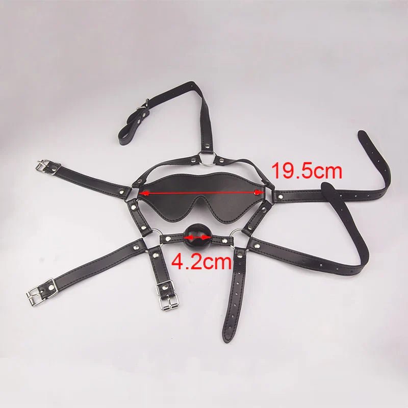 Ring/Spider/Ball Gag BDSM Leather Cover Mouth Mask Bondage. Muzzle Blindfold Restraints.SM Sex Toys For Couples - My StoreRing/Spider/Ball Gag BDSM Leather Cover Mouth Mask Bondage. Muzzle Blindfold Restraints.SM Sex Toys For Couplesthai - adultMy StoreA Ball GagRing/Spider/Ball Gag BDSM Leather Cover Mouth Mask Bondage. Muzzle Blindfold Restraints.SM Sex Toys For Couples