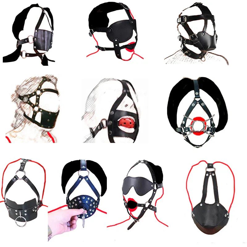 Ring/Spider/Ball Gag BDSM Leather Cover Mouth Mask Bondage. Muzzle Blindfold Restraints.SM Sex Toys For Couples - My StoreRing/Spider/Ball Gag BDSM Leather Cover Mouth Mask Bondage. Muzzle Blindfold Restraints.SM Sex Toys For Couplesthai - adultMy StoreA Ball GagRing/Spider/Ball Gag BDSM Leather Cover Mouth Mask Bondage. Muzzle Blindfold Restraints.SM Sex Toys For Couples