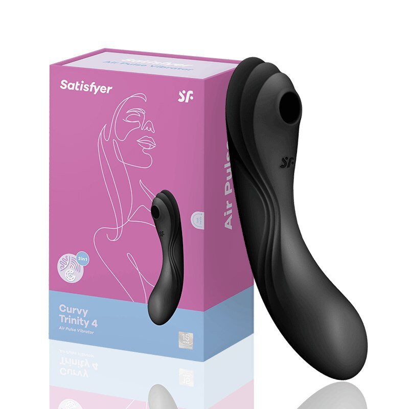 Satisfyer Curvy Trinity 4ของเล่นสำหรับสตรี18 + G - Spot Vibrator 3in1 Clit ดูด Stimulator ซิลิโคนกันน้ำสีดำของเล่น - My StoreSatisfyer Curvy Trinity 4ของเล่นสำหรับสตรี18 + G - Spot Vibrator 3in1 Clit ดูด Stimulator ซิลิโคนกันน้ำสีดำของเล่นthai - adultMy StoreBlackSatisfyer Curvy Trinity 4ของเล่นสำหรับสตรี18 + G - Spot Vibrator 3in1 Clit ดูด Stimulator ซิลิโคนกันน้ำสีดำของเล่น