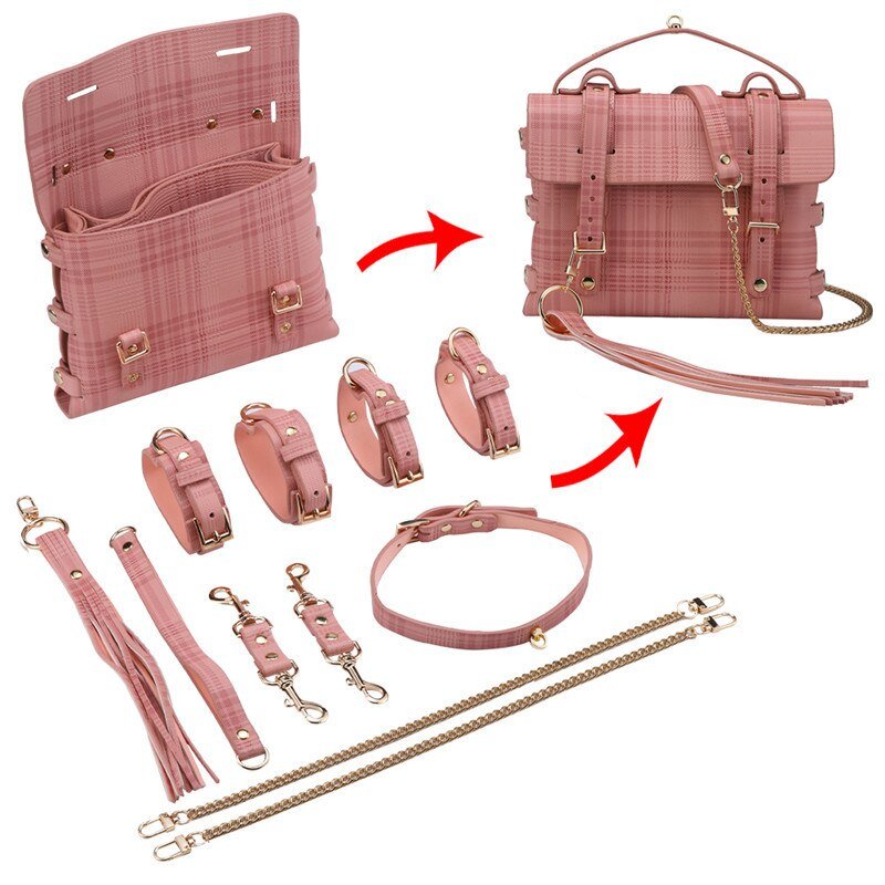 Sex Bondage BDSM Kit Restraints Set Sex Toys with Hand Cuffs Ankle Cuff Bondage Collection &amp; Whip &amp; Collar Choker SM Games - My StoreSex Bondage BDSM Kit Restraints Set Sex Toys with Hand Cuffs Ankle Cuff Bondage Collection &amp; Whip &amp; Collar Choker SM Games33sextoysMy StoreWine redWine redSex Bondage BDSM Kit Restraints Set Sex Toys with Hand Cuffs Ankle Cuff Bondage Collection &amp; Whip &amp; Collar Choker SM Games