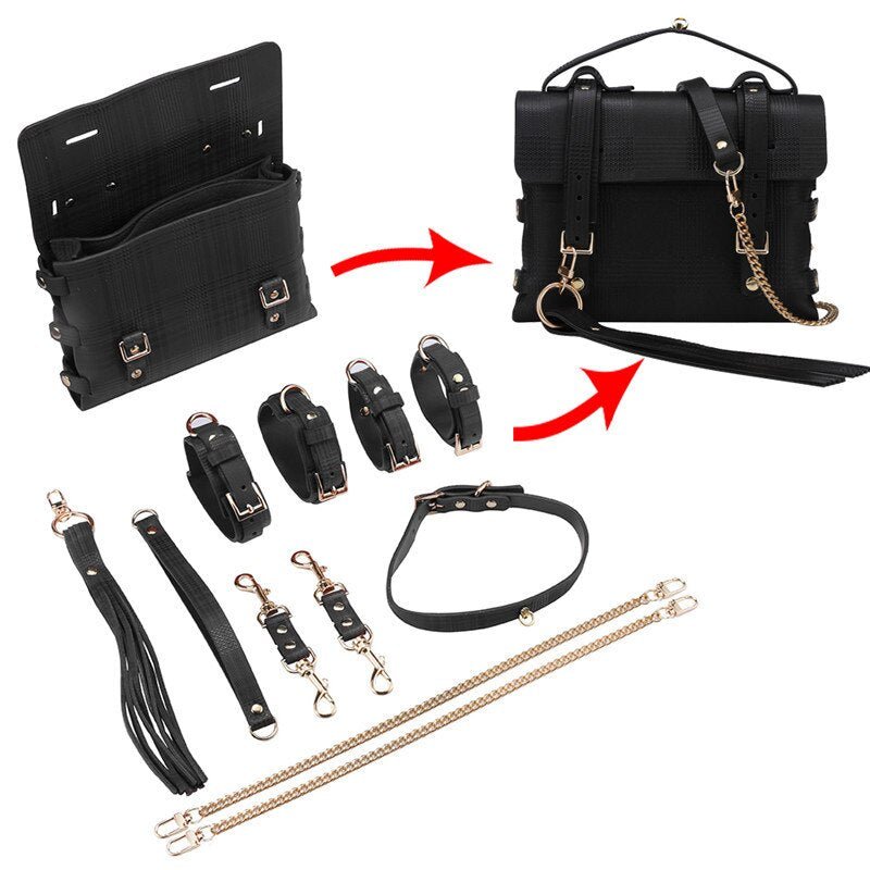 Sex Bondage BDSM Kit Restraints Set Sex Toys with Hand Cuffs Ankle Cuff Bondage Collection &amp; Whip &amp; Collar Choker SM Games - My StoreSex Bondage BDSM Kit Restraints Set Sex Toys with Hand Cuffs Ankle Cuff Bondage Collection &amp; Whip &amp; Collar Choker SM Games33sextoysMy StoreWine redWine redSex Bondage BDSM Kit Restraints Set Sex Toys with Hand Cuffs Ankle Cuff Bondage Collection &amp; Whip &amp; Collar Choker SM Games