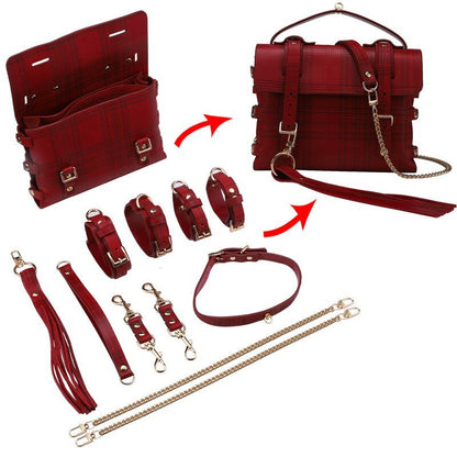 Sex Bondage BDSM Kit Restraints Set Sex Toys with Hand Cuffs Ankle Cuff Bondage Collection &amp; Whip &amp; Collar Choker SM Games - My StoreSex Bondage BDSM Kit Restraints Set Sex Toys with Hand Cuffs Ankle Cuff Bondage Collection &amp; Whip &amp; Collar Choker SM Games33sextoysMy StoreWine redWine redSex Bondage BDSM Kit Restraints Set Sex Toys with Hand Cuffs Ankle Cuff Bondage Collection &amp; Whip &amp; Collar Choker SM Games