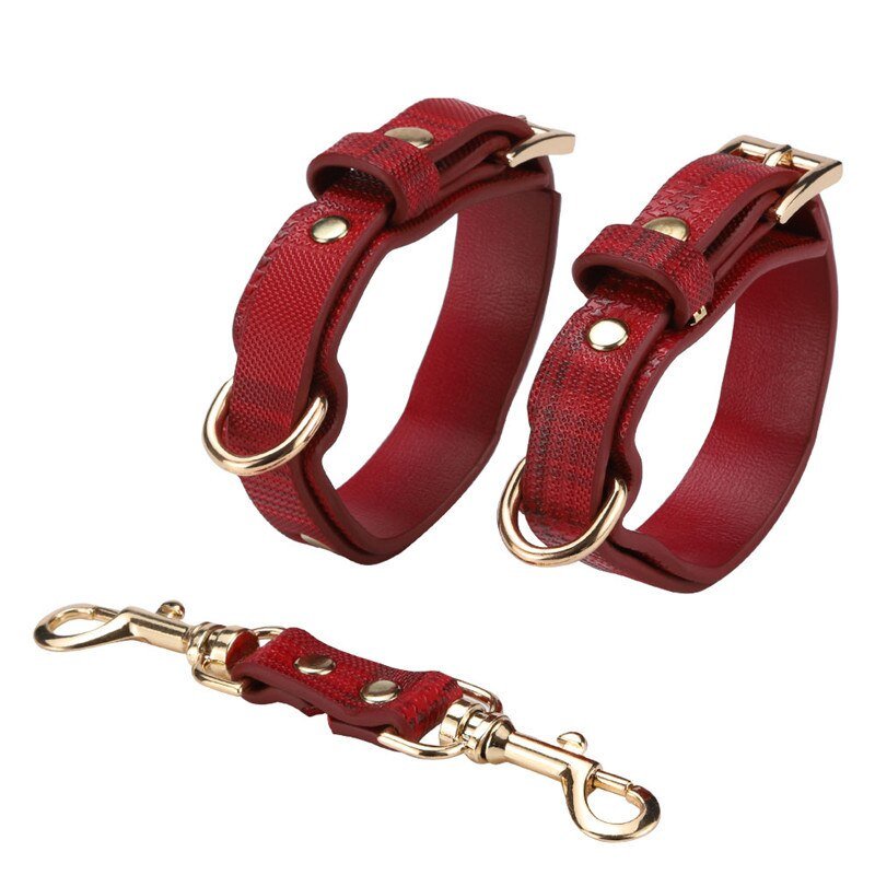 Sex Bondage BDSM Kit Restraints Set Sex Toys with Hand Cuffs Ankle Cuff Bondage Collection &amp; Whip &amp; Collar Choker SM Games - My StoreSex Bondage BDSM Kit Restraints Set Sex Toys with Hand Cuffs Ankle Cuff Bondage Collection &amp; Whip &amp; Collar Choker SM Games33sextoysMy StoreWine redWine redSex Bondage BDSM Kit Restraints Set Sex Toys with Hand Cuffs Ankle Cuff Bondage Collection &amp; Whip &amp; Collar Choker SM Games