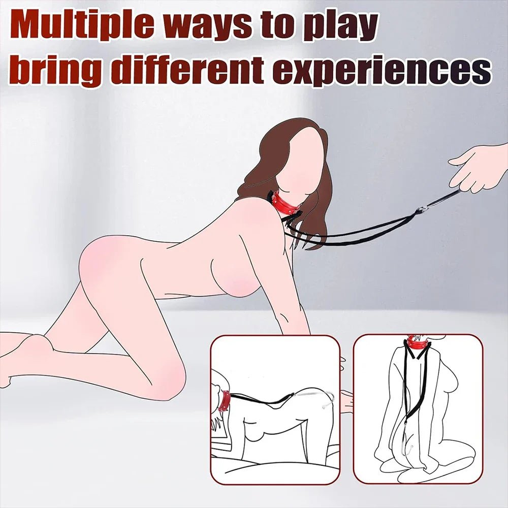 Sex Bondage BDSM Kit Sexy Slave Adjustable Leather Hand Ankle Cuffs Choker Anal Plug for Couple SM Sex Games Tool Cosplay Toys - My StoreSex Bondage BDSM Kit Sexy Slave Adjustable Leather Hand Ankle Cuffs Choker Anal Plug for Couple SM Sex Games Tool Cosplay Toysthai - adultMy StorePSK - C - 20 - 1Sex Bondage BDSM Kit Sexy Slave Adjustable Leather Hand Ankle Cuffs Choker Anal Plug for Couple SM Sex Games Tool Cosplay Toys