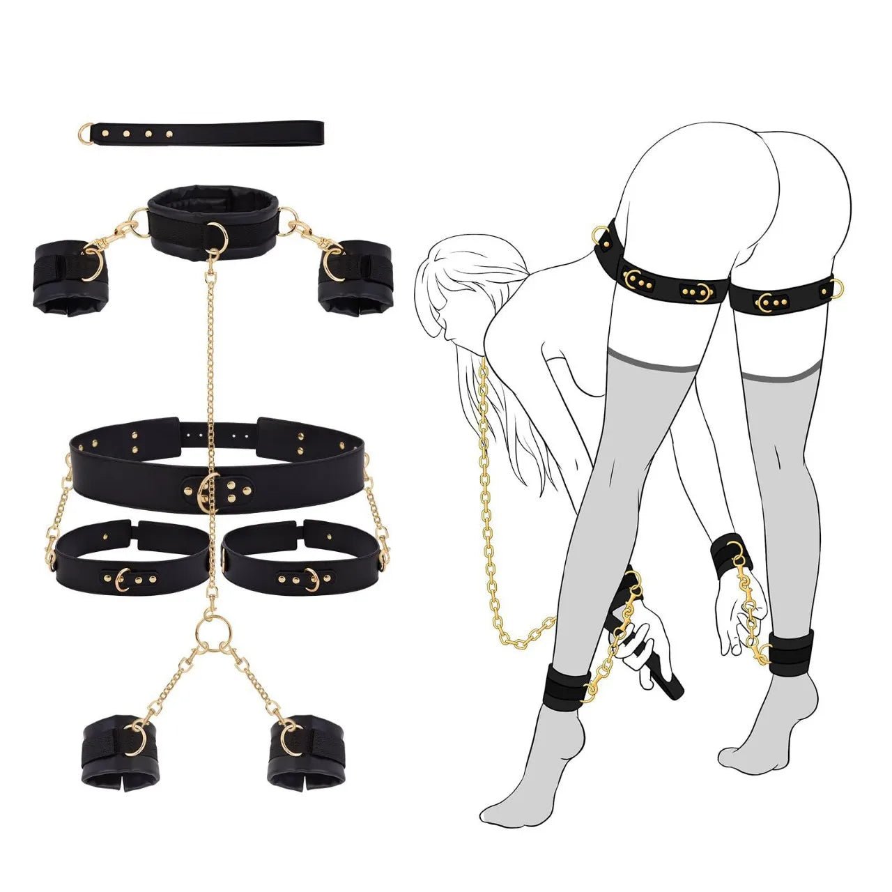 Sex Bondage SM Set Adult Sex Toys 7piece Set Handcuffs Belt Adjustable Tuning Propsv Self Bondage Bdsm Toys Fetish BondageGear - My StoreSex Bondage SM Set Adult Sex Toys 7piece Set Handcuffs Belt Adjustable Tuning Propsv Self Bondage Bdsm Toys Fetish BondageGearthai - adultMy StoreBlackSex Bondage SM Set Adult Sex Toys 7piece Set Handcuffs Belt Adjustable Tuning Propsv Self Bondage Bdsm Toys Fetish BondageGear