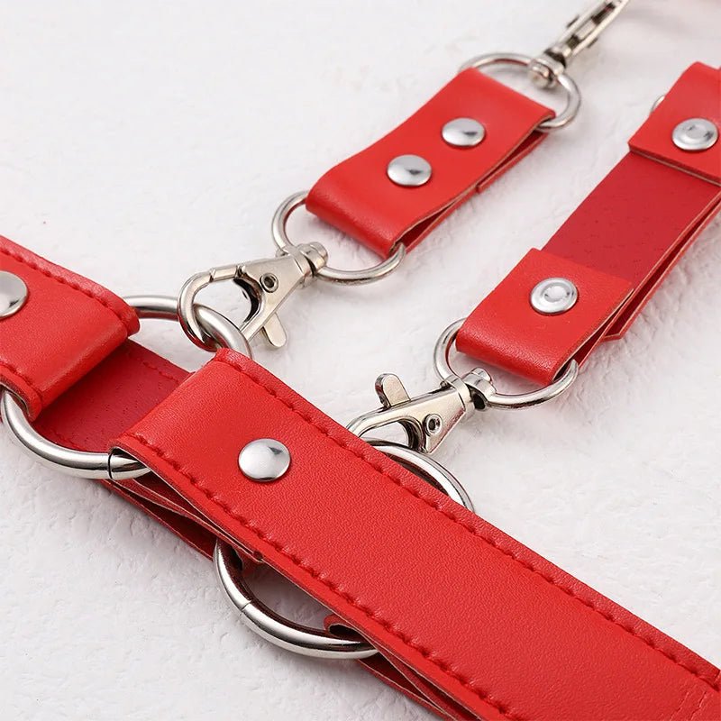 Sex Handcuffs Women's Sexy Lingerie Garter Harness Bondage Set Erotic Sex Toys for Women Strip Club Party Adult Sex Games BDSM - My StoreSex Handcuffs Women's Sexy Lingerie Garter Harness Bondage Set Erotic Sex Toys for Women Strip Club Party Adult Sex Games BDSMthai - adultMy StoreredSex Handcuffs Women's Sexy Lingerie Garter Harness Bondage Set Erotic Sex Toys for Women Strip Club Party Adult Sex Games BDSM