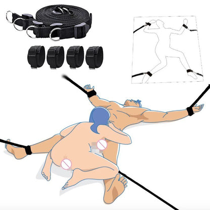Sex Products Restraint Bed Flirt Restraints Adult Games BDSM Bondage Set Handcuffs Ankle Cuff Sex Toys for Women Slave Fetish - My StoreSex Products Restraint Bed Flirt Restraints Adult Games BDSM Bondage Set Handcuffs Ankle Cuff Sex Toys for Women Slave Fetish33sextoysMy Store441-Black441 - BlackSex Products Restraint Bed Flirt Restraints Adult Games BDSM Bondage Set Handcuffs Ankle Cuff Sex Toys for Women Slave Fetish