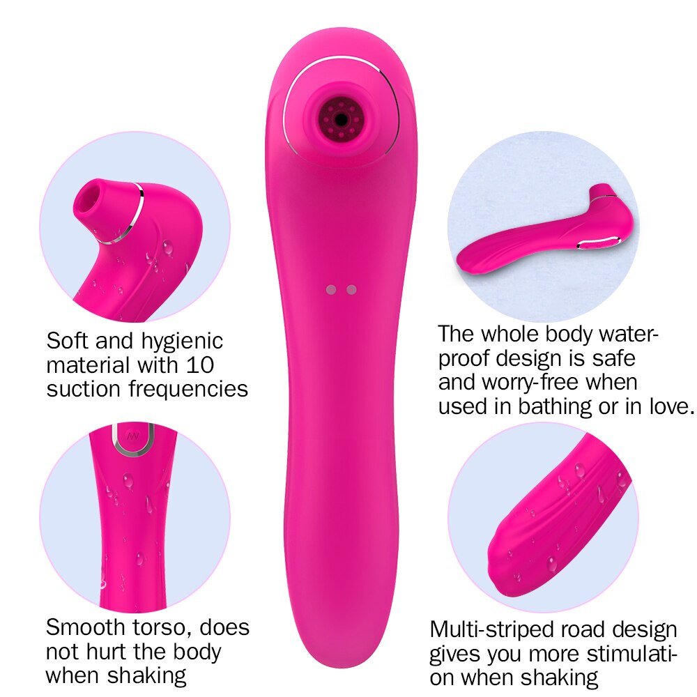 Sex Sucking Toys Vibrator Female Powerful Clitoris Sucker Blowjob Tongue Stimulator Nipple Vagina Pussy Pump for Women Adults 18 - My StoreSex Sucking Toys Vibrator Female Powerful Clitoris Sucker Blowjob Tongue Stimulator Nipple Vagina Pussy Pump for Women Adults 1833sextoysMy StoreMYM X1 Rose RedMYM X1 Rose RedSex Sucking Toys Vibrator Female Powerful Clitoris Sucker Blowjob Tongue Stimulator Nipple Vagina Pussy Pump for Women Adults 18